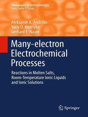 cover image of Many-electron Electrochemical Processes